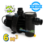 Čerpadlo k pískové filtraci Aqua Plus 6: Samonasávací výkon pro bazény do 30 m³