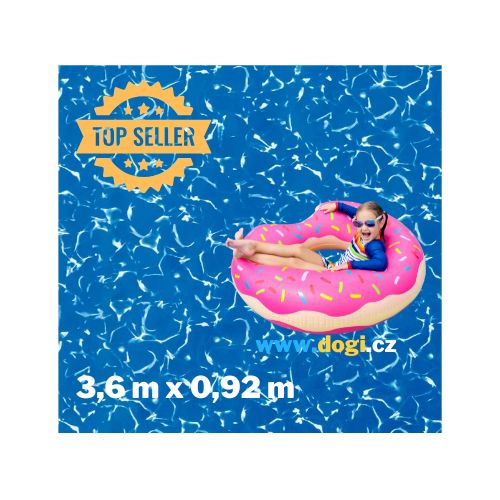 Luxusní bazénová fólie Waves pro kruhový bazén 3,6 x 0,92 m
