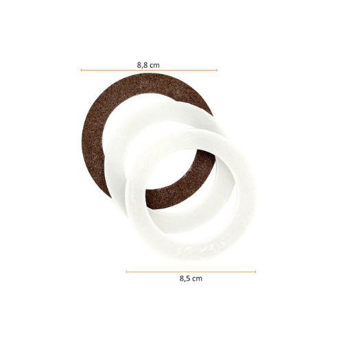 Rozměry těsnění bazénové trysky Azuro 8.5 cm a 8.8 cm