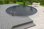 Solární plachta na bazén 4,6 m černá bránící růstu řas a odparu